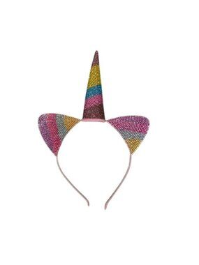 Noir Nordstrom Rainbow Sparkle Unicorn Headband Crystal Adorned